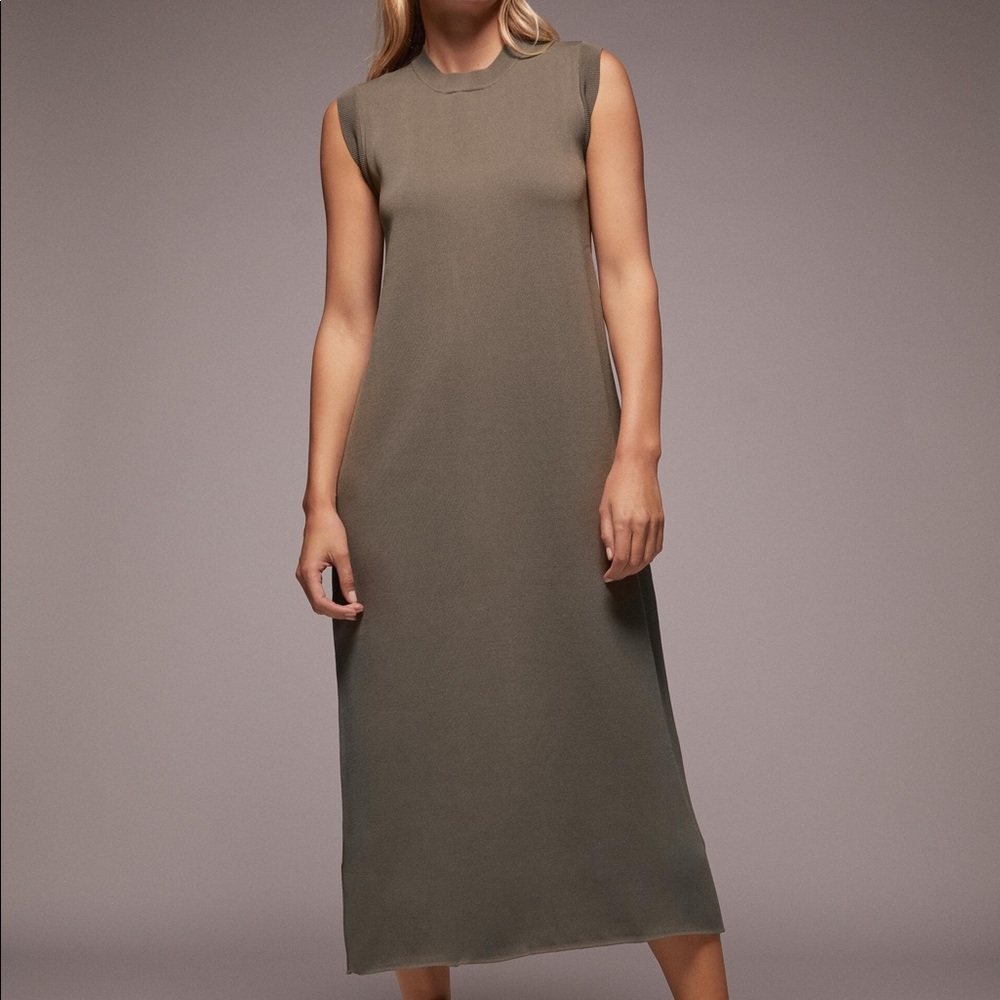 Zara Knit Dark Mink Dress ref 6873/149